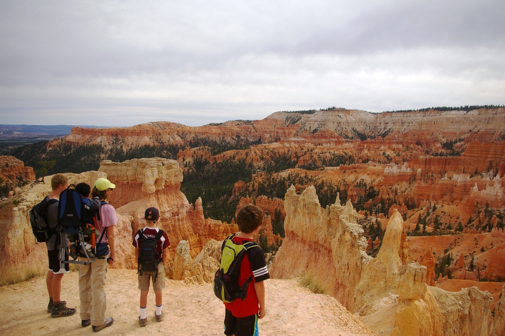 Picture of family vacation in Bryce Canyon National Park